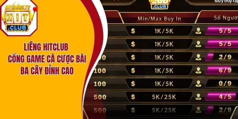 Liêng Hitclub - Cổng Game Cá Cược Bài Ba Cây Đỉnh Cao